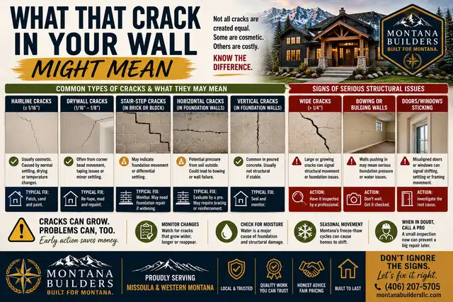 What that crack in your wall might mean, infographic